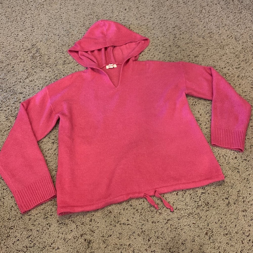 NWOT Hot Pink Mazik Boxy Hoodie, Large
